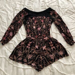 Free People floral romper